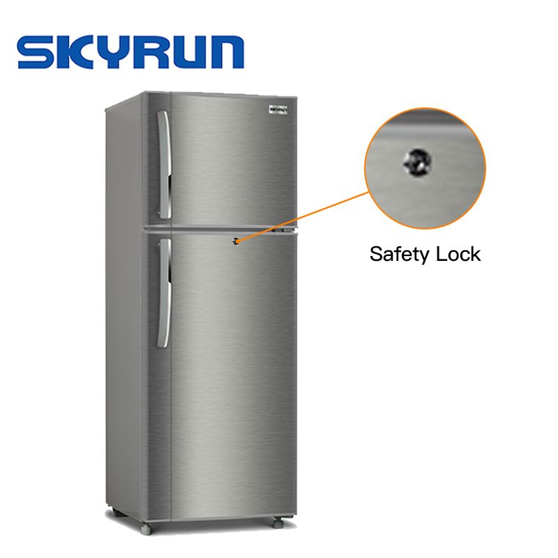 200 Litres Double Door Top Mount Fridge (BCD-200MS) -Silver