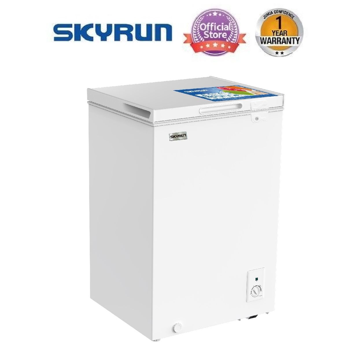 99 Litres Chest Freezer (BD-100MW) - White