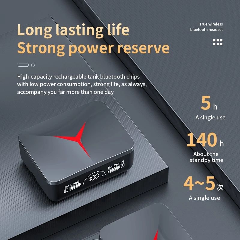 Wireless Earphones Bluetooth 5.3 Slide Cover