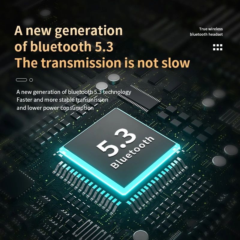 Wireless Earphones Bluetooth 5.3 Slide Cover
