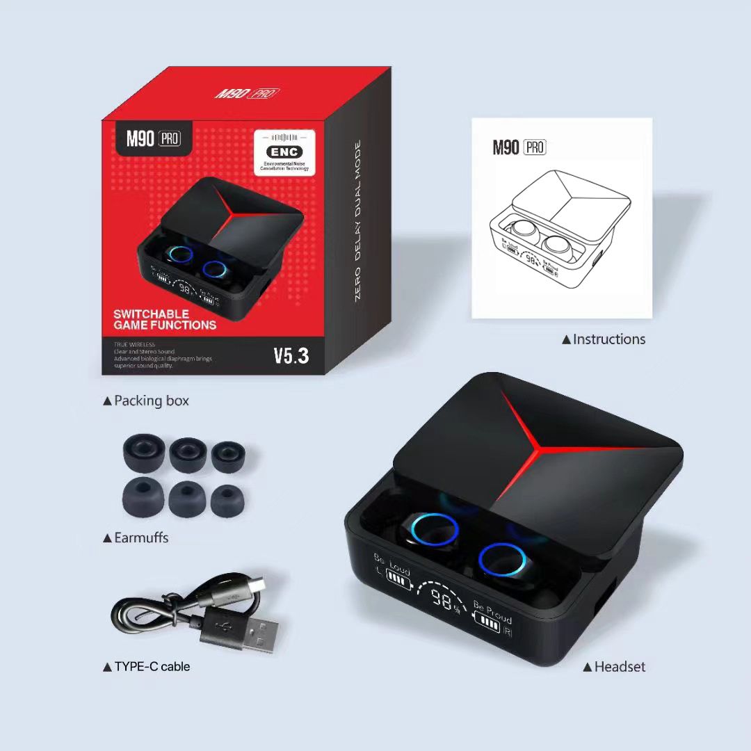 Wireless Earphones Bluetooth 5.3 Slide Cover