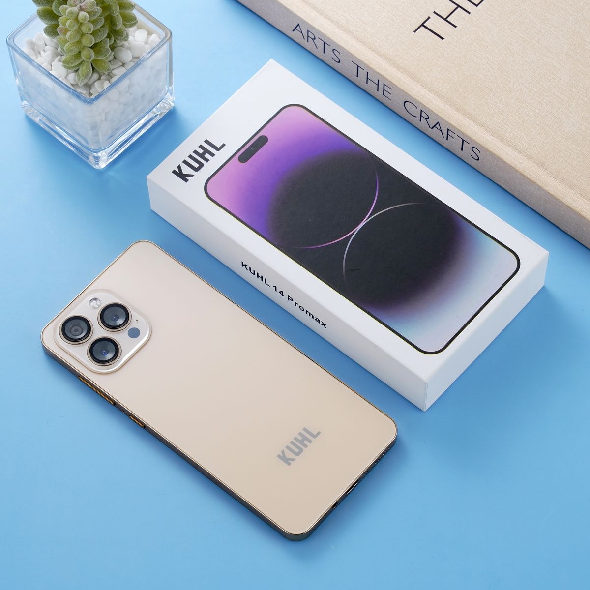 14Pro Max 6.82FHD,4GB+64GB, 5mp+13mp, 5000 MA Battery Gold