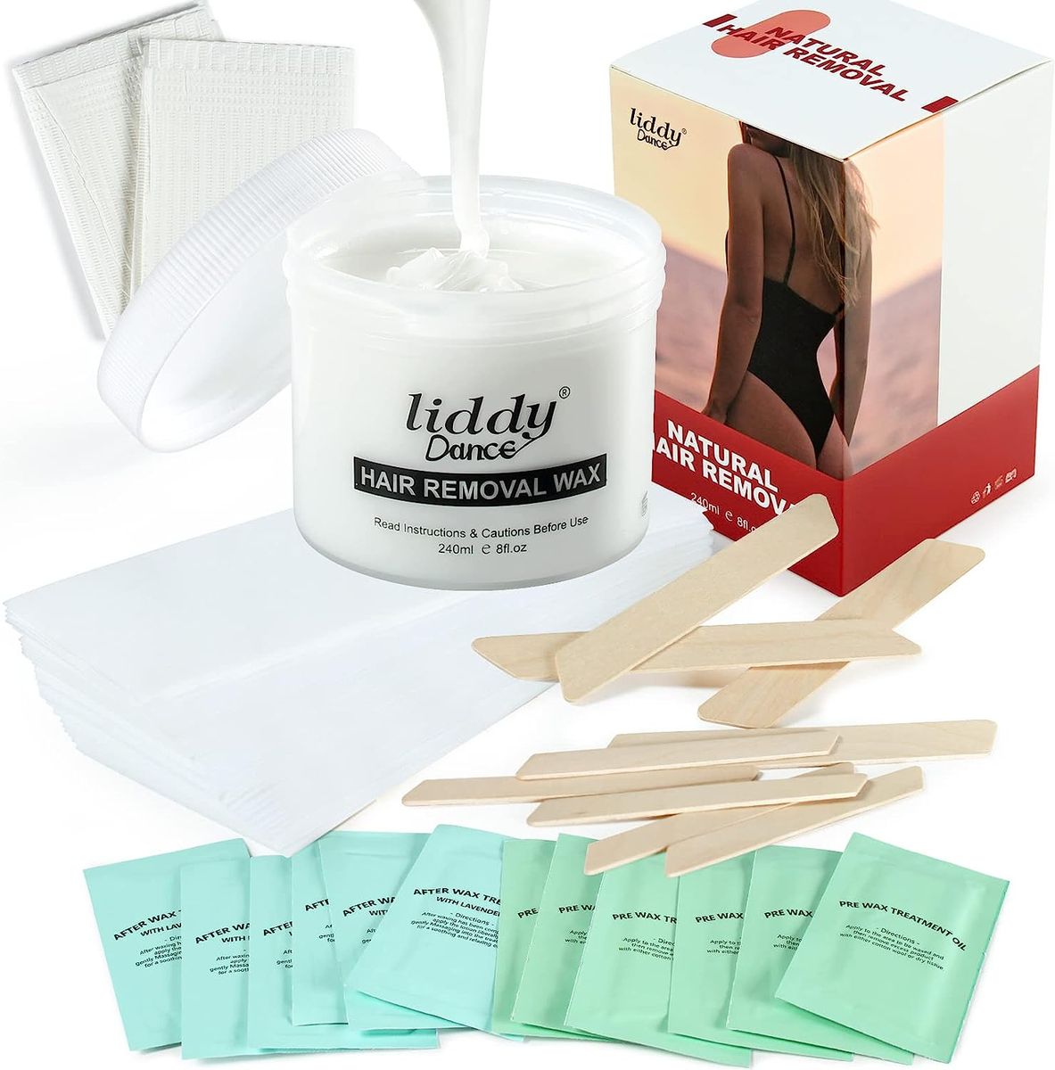 Dance Wax Kit For Women - Body + Face Wax All Skin