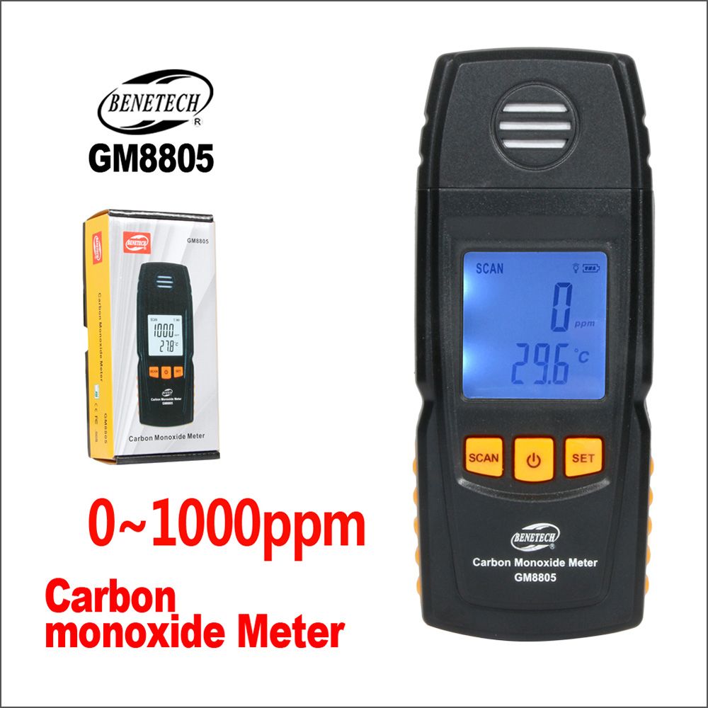 Gas Analyzer Air Quality Monitor Digital Co Monitor Tester