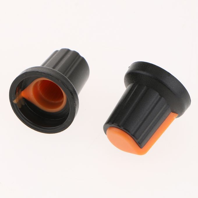 30pcs Plastic Knobs Hats For 6mm Shaft Potentiometers 5-Color WH148