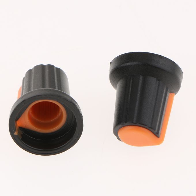 30pcs Plastic Knobs Hats For 6mm Shaft Potentiometers 5-Color WH148