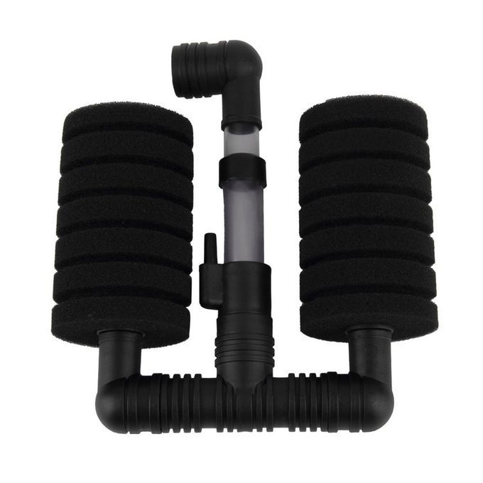 New Practical Aquarium Biochemical Sponge Filter Fish Shrimp Tank Air Pump Black