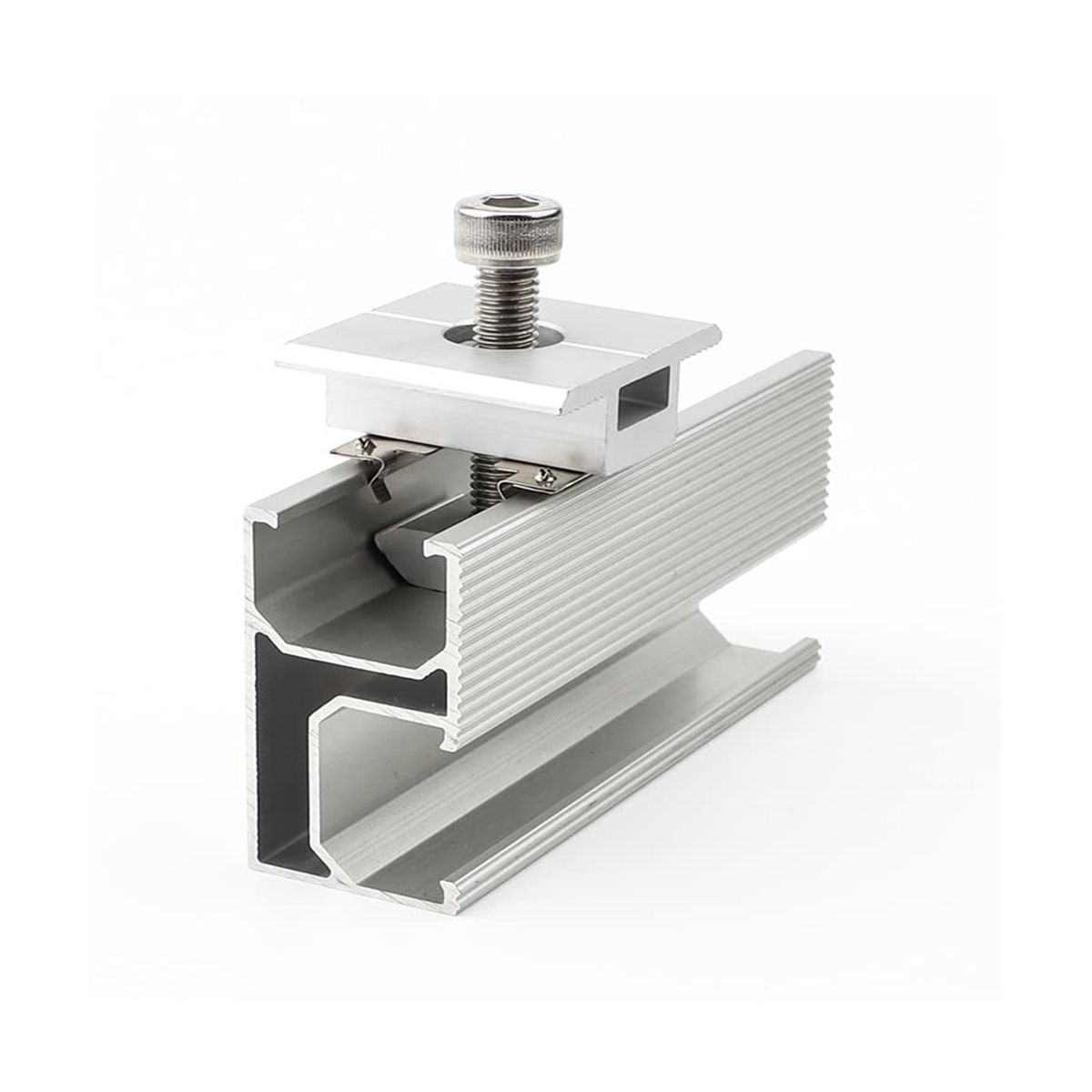 Solar Panel Bracket Centre Clamp Kit 6 Pieces Aluminium Alloy Photovoltaic Solar Panel Centre 30mm