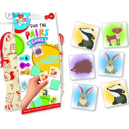 Kids Create - Find the Pairs Game - Ages 3+