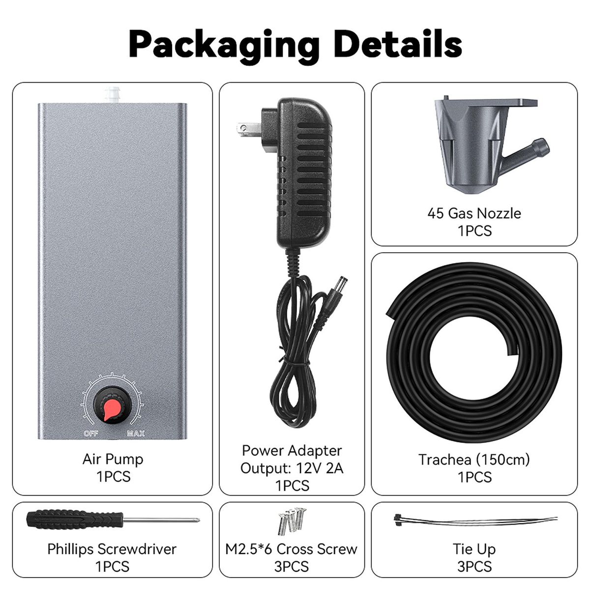 WAINLUX Laser Cutting/Engraving Air-Assisted Accessories Adjustable High Airflow 30L/min to Remove Smoke and Dust Easy to Install USB Connection Compatible with L6/JL7/xtool/ortur/SCULPFUN 10W Laser Head