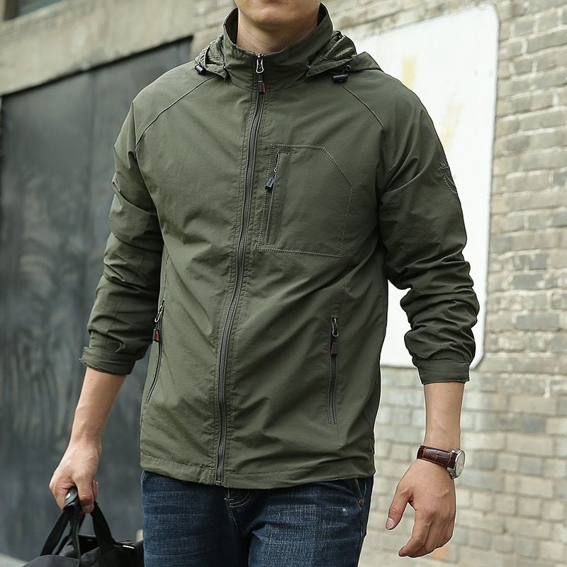 Tactics Military Jacket Men Waterproof Breathable Hooded Coat Windbreaker 5XL Spring Autumn Jackets Casual Outwear Male