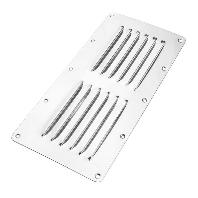 Square Louvre Air Vent Fitting Ventilator Grille Heavy Duty Stainless