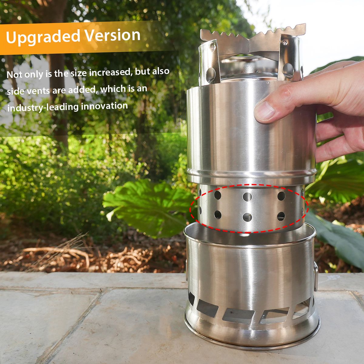 Upgrade Camping Stove & Backpacking Stove With Wood Ash