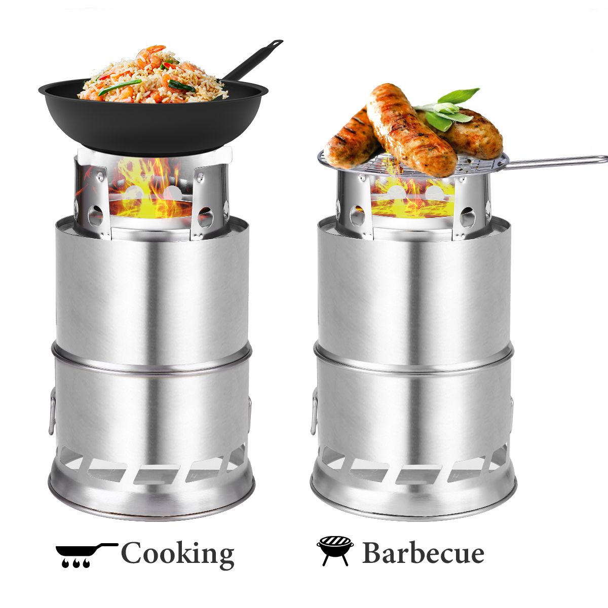 Upgrade Camping Stove & Backpacking Stove With Wood Ash