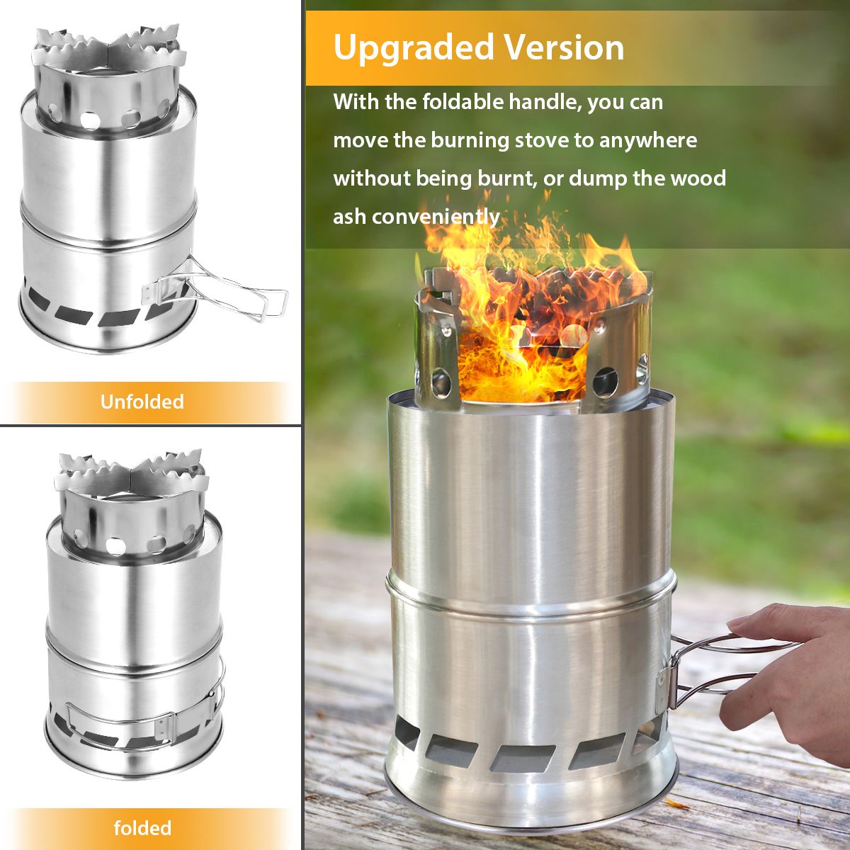 Upgrade Camping Stove & Backpacking Stove With Wood Ash