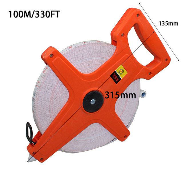 1pc 30m/50m/ 100m/meter Open Reel Fiberglass Tape Measure I