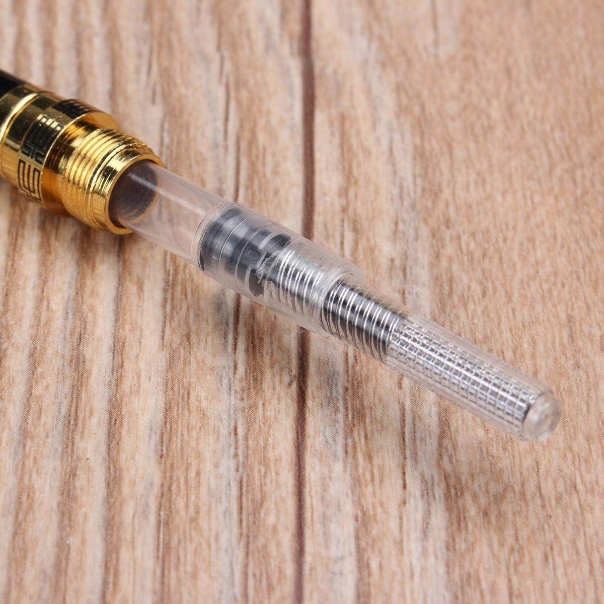New HERO 901 Medium Nib Fountain Pen Luxury Black & Gold Stainless