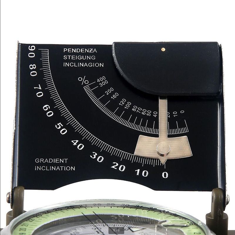 Joshock Mulitifunctional Compass Army Metal Prismatic High