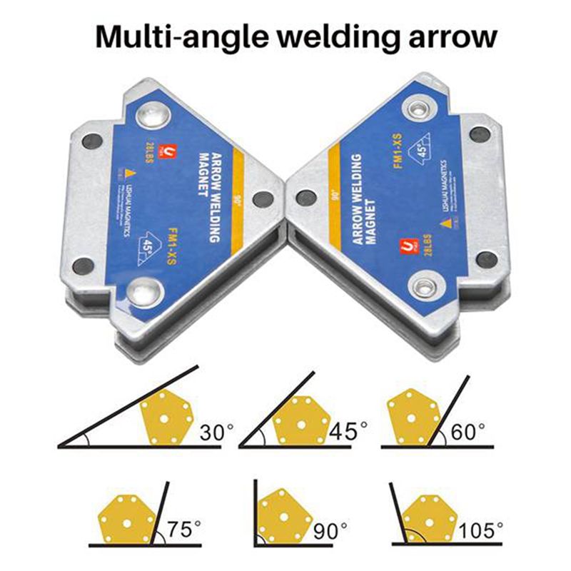 4Pcs 50KG Magnetic Welding Holders Angle Solder Magnet Weld