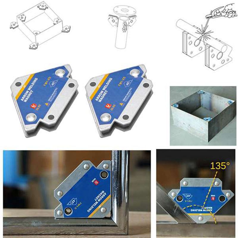 4Pcs 50KG Magnetic Welding Holders Angle Solder Magnet Weld