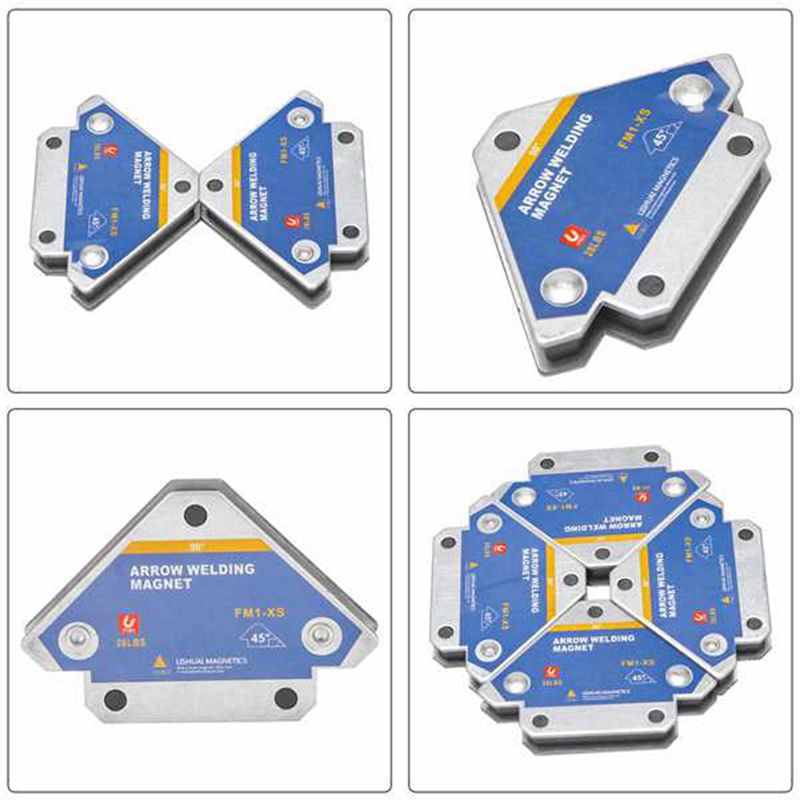 4Pcs 50KG Magnetic Welding Holders Angle Solder Magnet Weld
