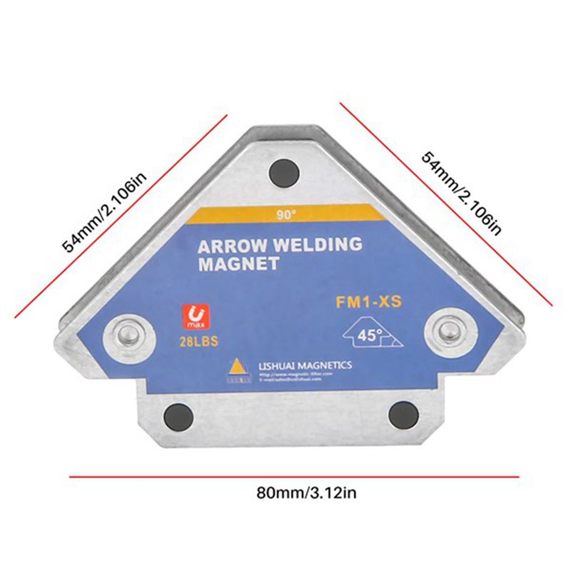 4Pcs 50KG Magnetic Welding Holders Angle Solder Magnet Weld