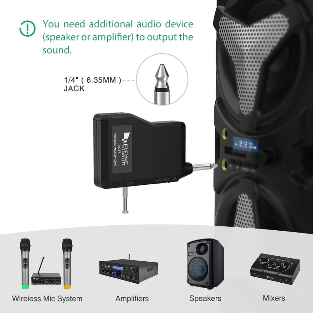 20 Channel UHF Output Lavalierheadset Microphone Transmitter