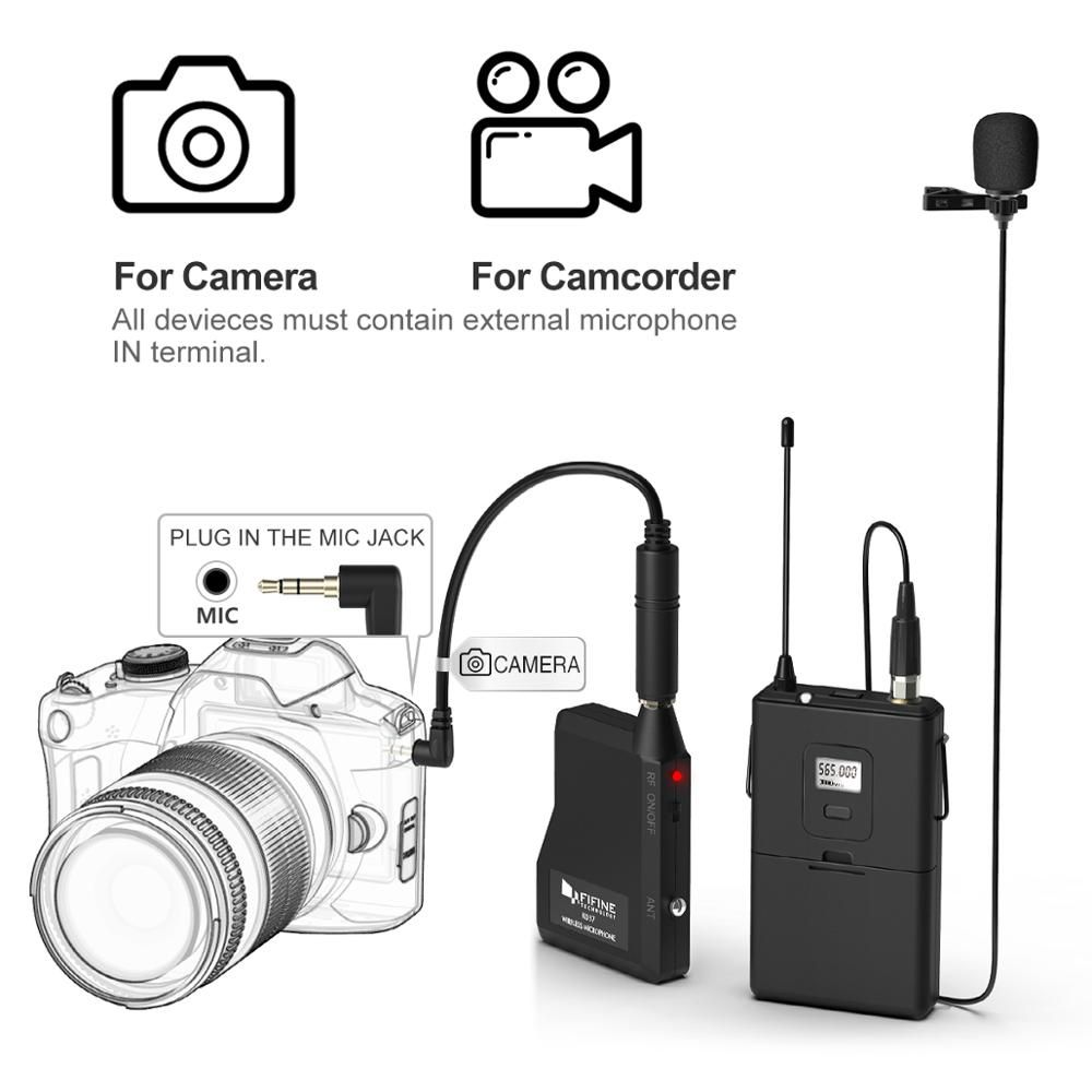 20 Channel UHF Output Lavalierheadset Microphone Transmitter