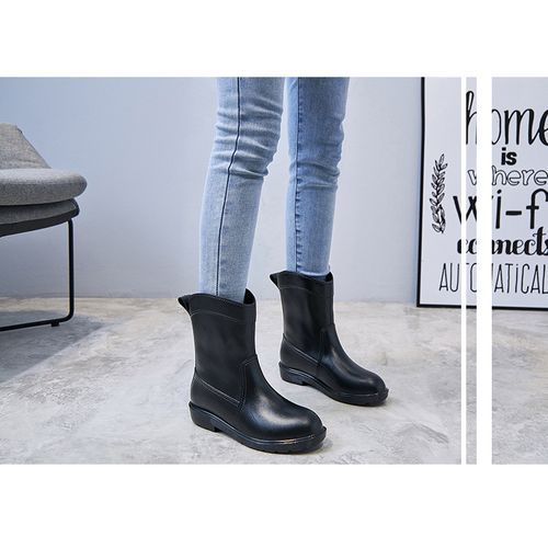 Women Rain Boots Outdoor Woman Waterproof Pvc Shoes Female