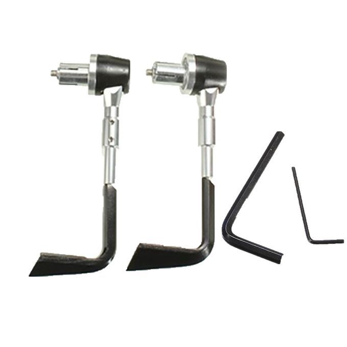 1 Pair 7/8 Inch Motorcycle Handlebar Brake Clutch-Silver