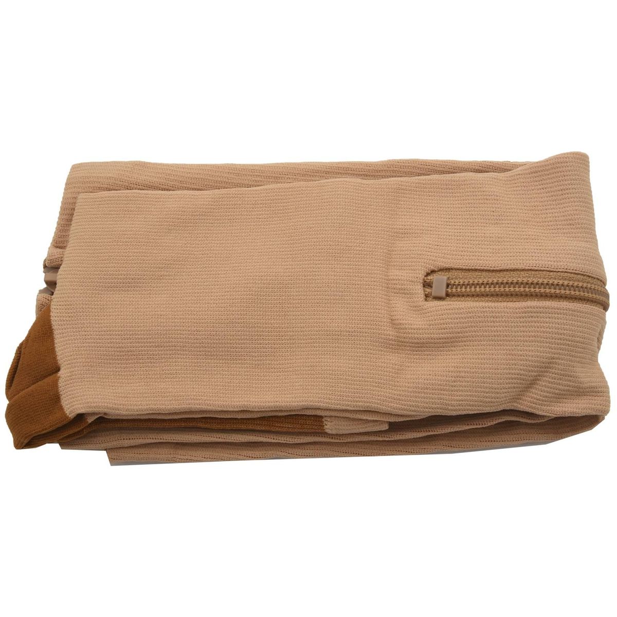 Compression Stockings Nylon Zipper Compression Sock Leg Knee Support Open Toe Preventing Varicose Veins Stretch SocksColorXXL