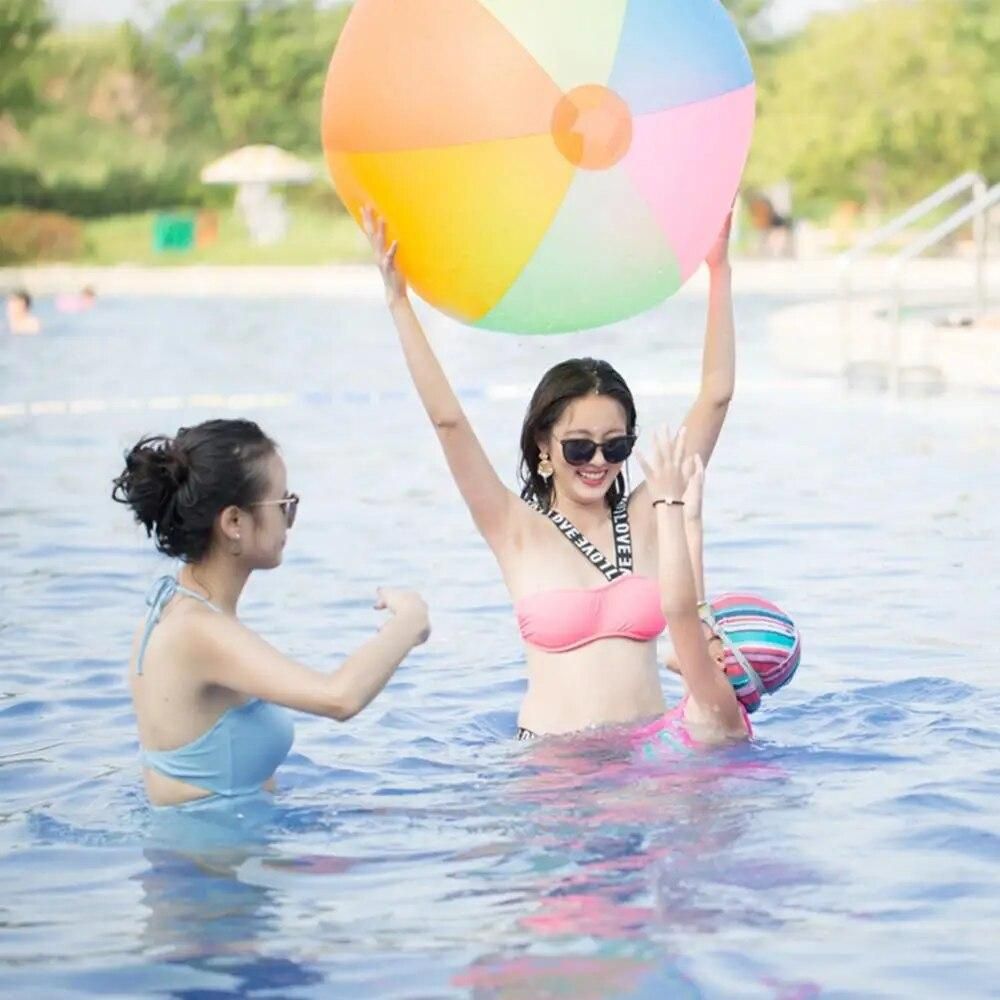 80cm Kids Swimming Water Fun Inflatable Beach Sport Ball Play Holiday Party Toy