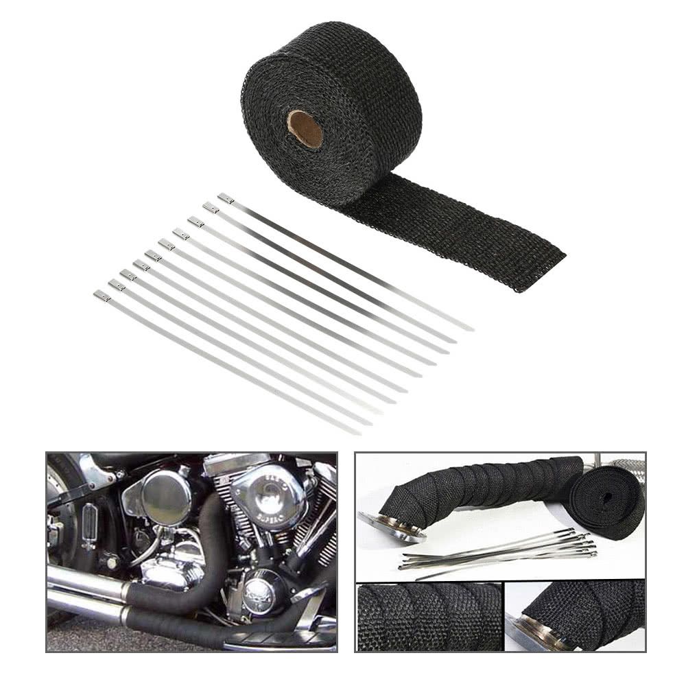 5m Exhaust Heat Wrap Turbo Pipe Heat Insulated Wrap For Car
