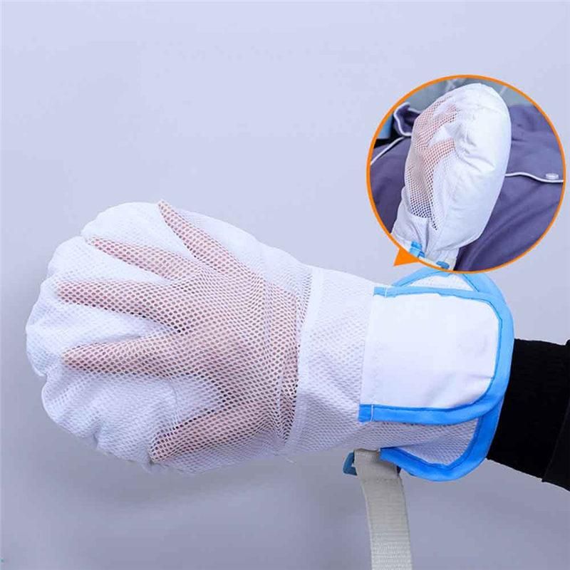 Anti-Scratch Anti-Scratch Wrist Gloves with Bedside Patient Protective Strap