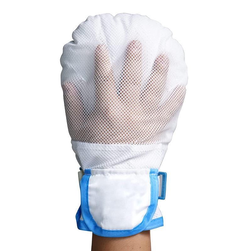 Anti-Scratch Anti-Scratch Wrist Gloves with Bedside Patient Protective Strap