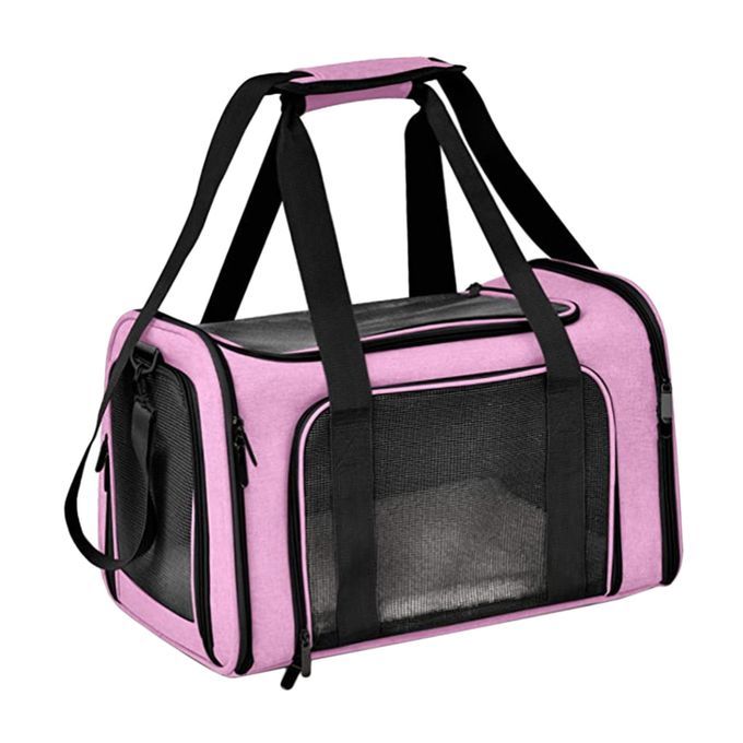 Travel Pet Small Dog Cat Carrier Travel Carrying Bag Comfort Case Pink