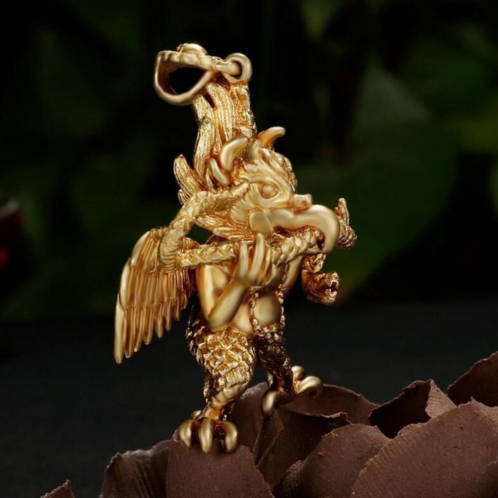 Garuda Religion Amulets Charm Necklace Pendant Collectibles Thailand