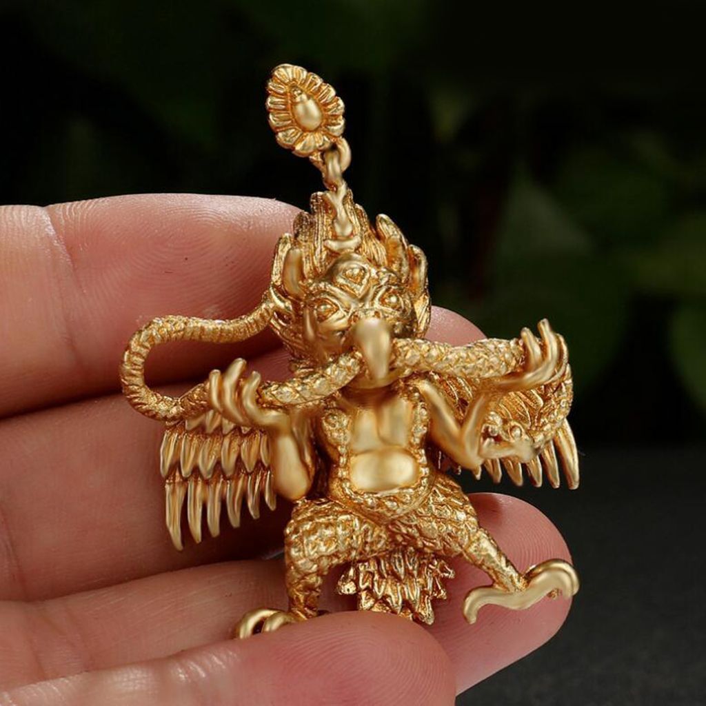 Garuda Religion Amulets Charm Necklace Pendant Collectibles Thailand