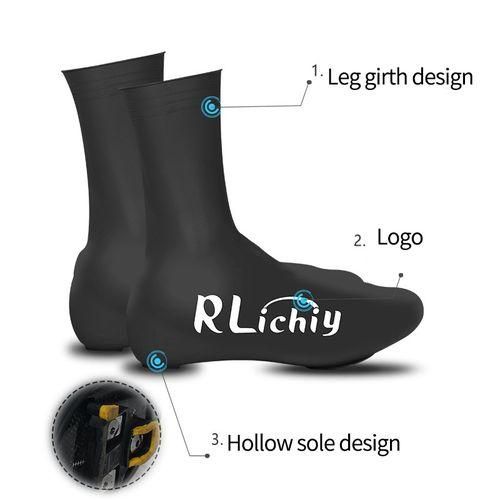 Ichiy 1 Pair Cycling Shoe Covers Waterproof Windproof Warm