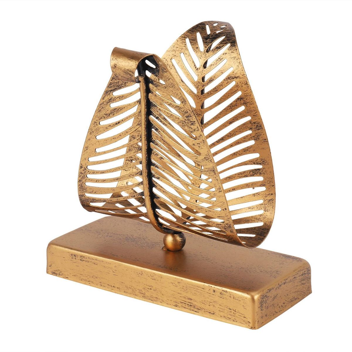 Modern Napkin Holder with Leaf Design