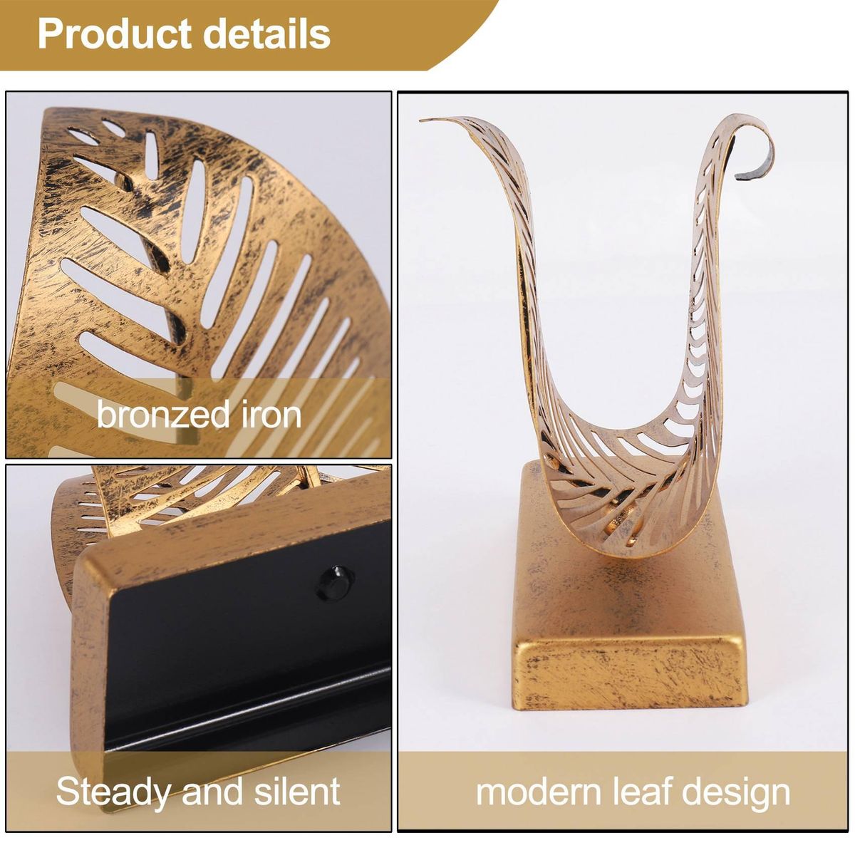 Modern Napkin Holder with Leaf Design