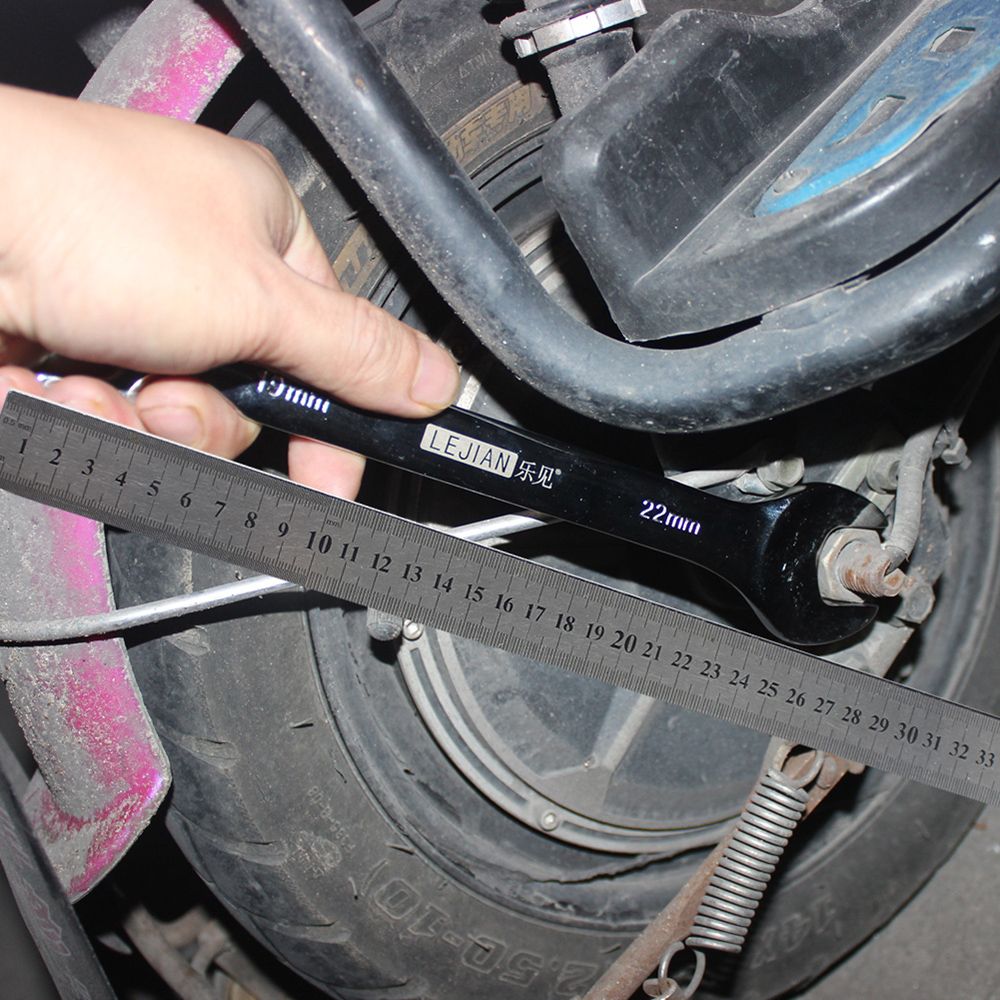 11pcs Combination Wrench Set With Roll-up Storage Pouch