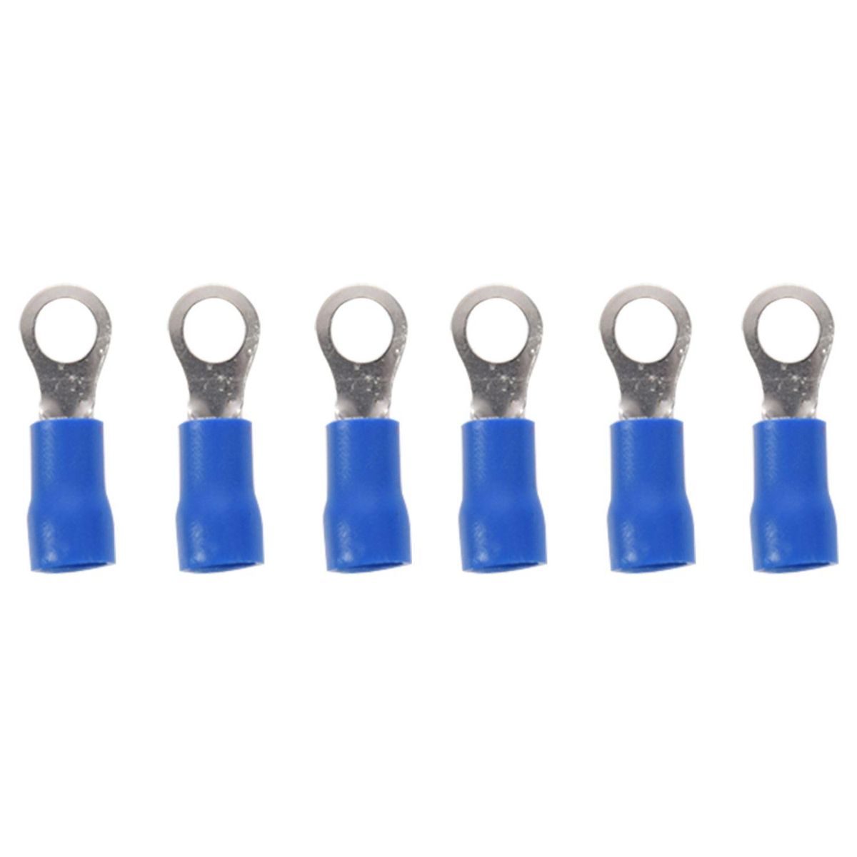 25pcs Insulated Crimp Ring Terminal 16-14AWG M6