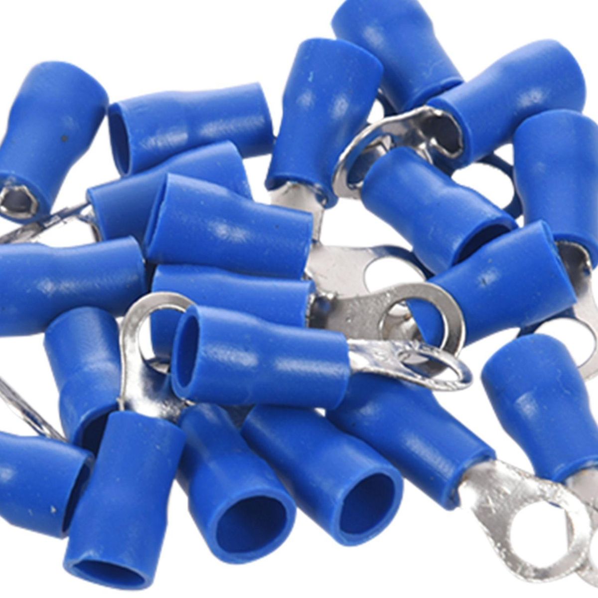 25pcs Insulated Crimp Ring Terminal 16-14AWG M6