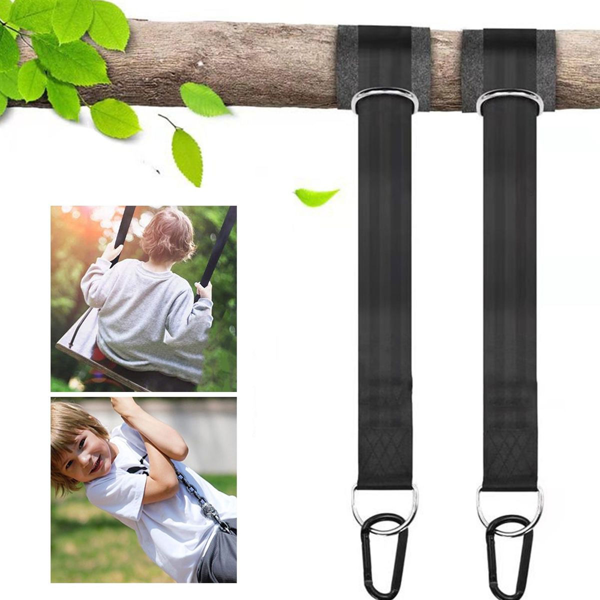 Tree Hammock Strap Outdoor Toddler Swing Hanging Strap Kit