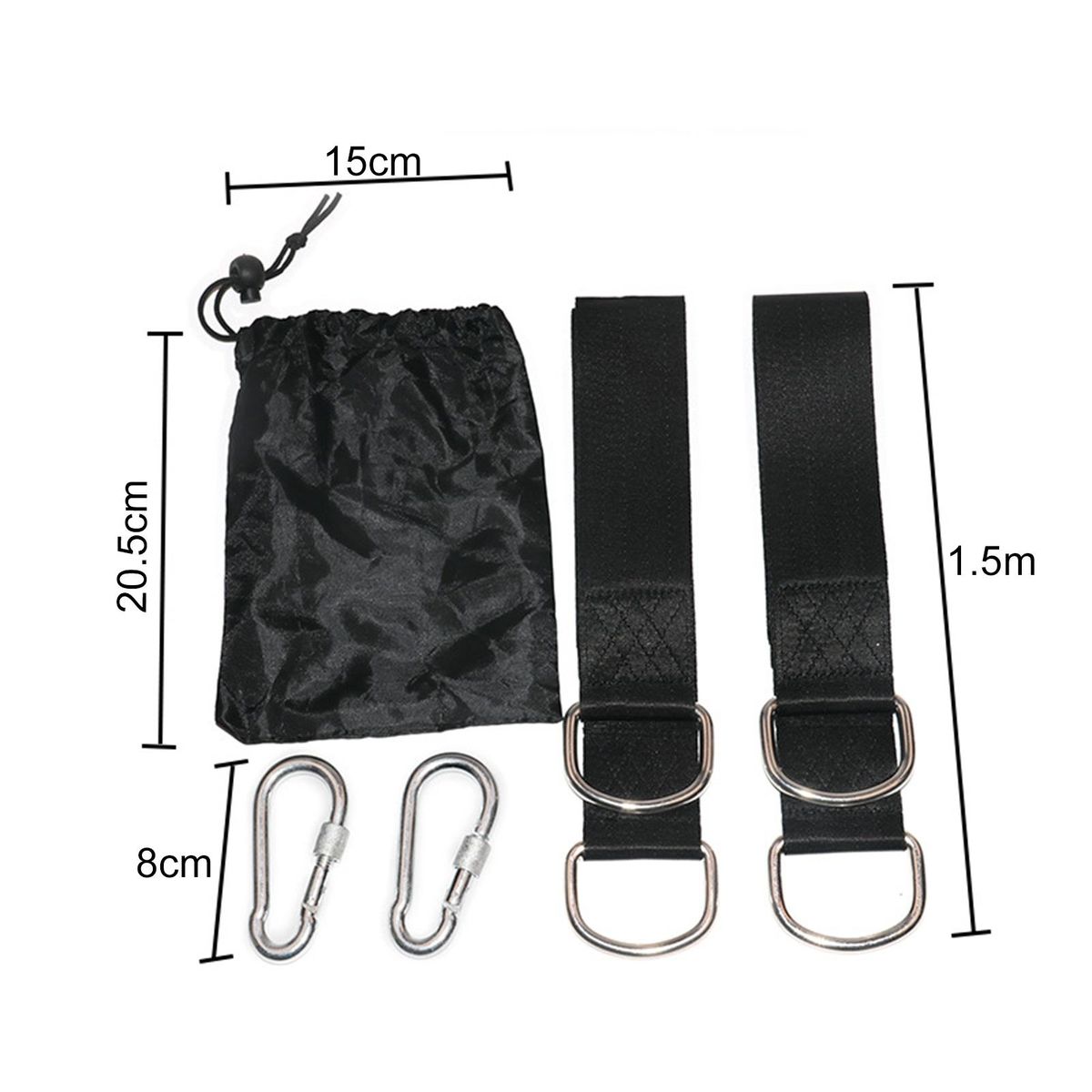 Tree Hammock Strap Outdoor Toddler Swing Hanging Strap Kit