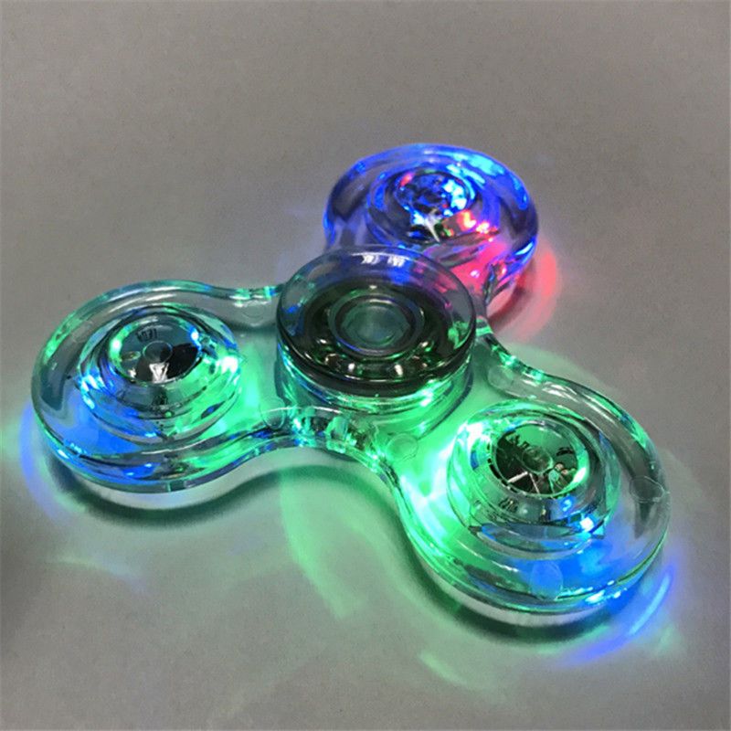 Fidget Spinner Glow In The Dark Adult Toy Anti Stress Led