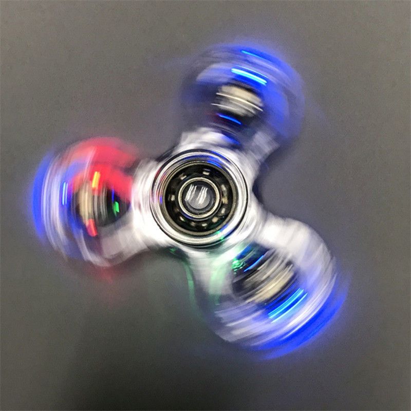 Fidget Spinner Glow In The Dark Adult Toy Anti Stress Led
