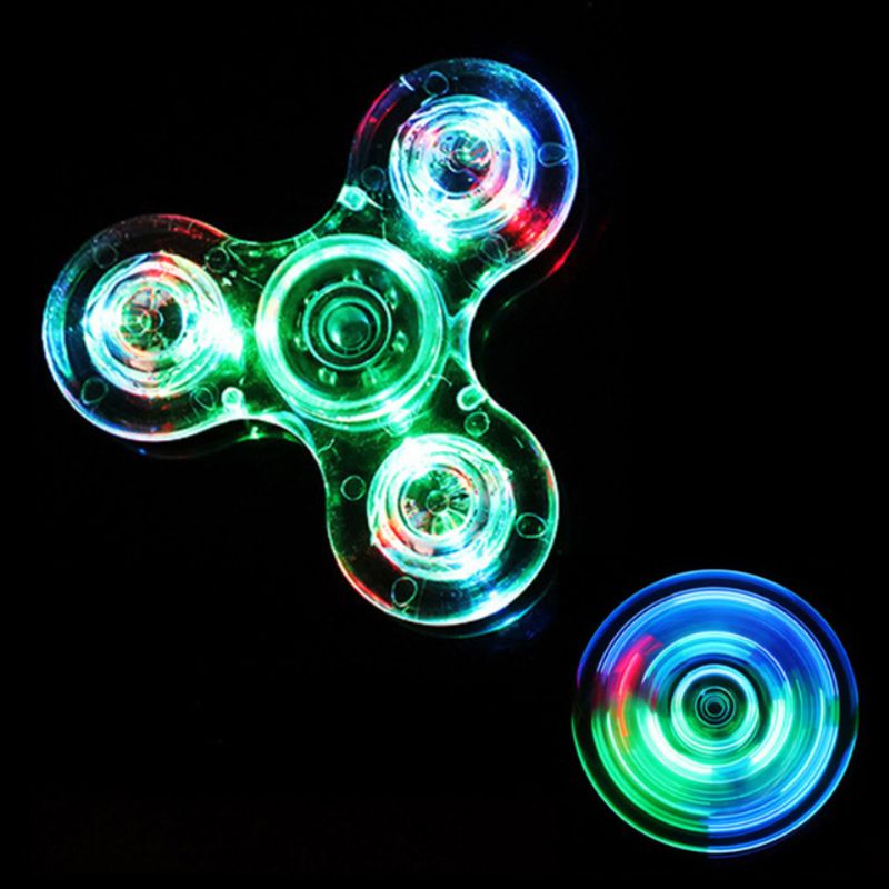 Fidget Spinner Glow In The Dark Adult Toy Anti Stress Led