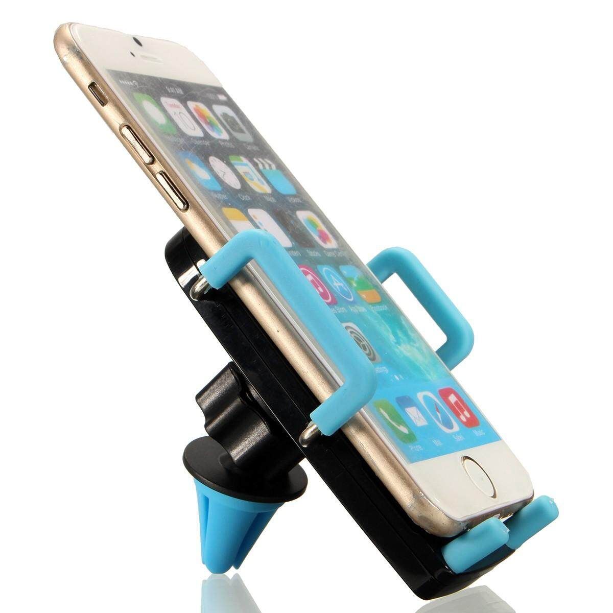 Universal 360° Rotating Car Air Vent Mount Holder Stand For Cellphone PSP GPS Blue Blue